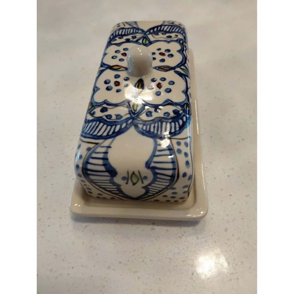Polish Pottery Butter dish No stamp